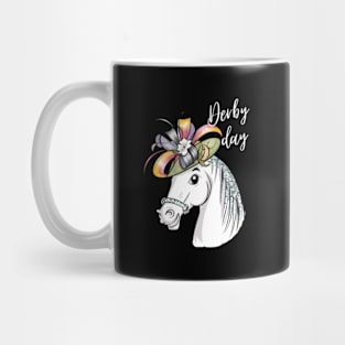 Derby Day 2024 Fascinator Hat Horse Racing Mug